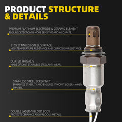 Oxygen Sensor Downstream Compatible with Nissan Altima 2013-2017 2.5L Replaces# 234-4905 226A0-1HC0A 226A0-3TA0B 24466 F00E263262