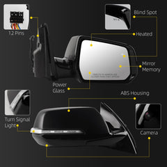 Dasbecan Side Mirror For 2020 2021 Chevy Traverse Premier/High Country