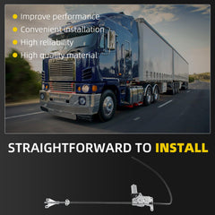 Dasbecan Power Window Regulator with Motor Compatible with Freightliner