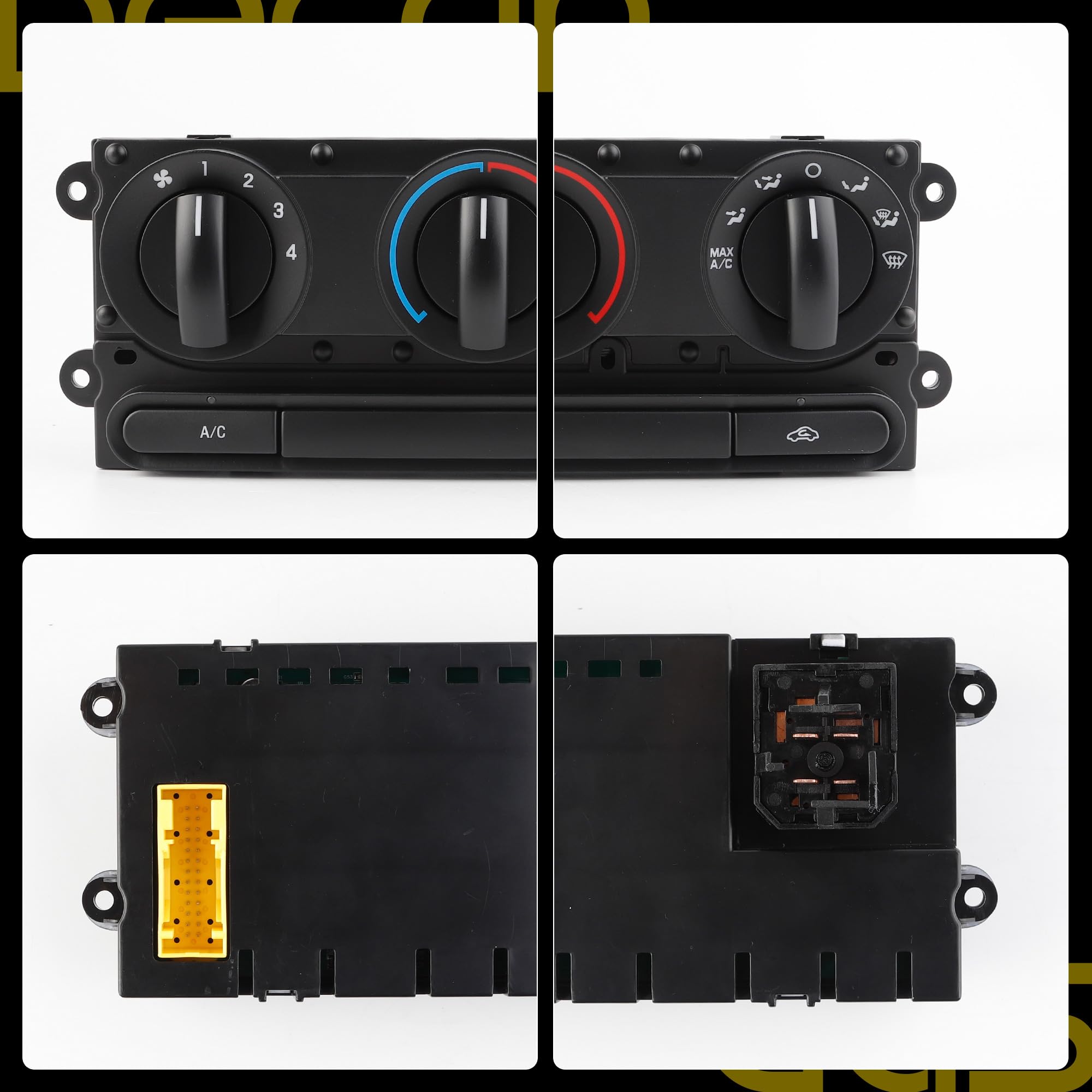 599-172 AC Control Panel Compatible with Ford F-150 & Ford Lobo 2005-2008, HVAC Climate Control Module Replaces 599172 5L3419980AA - Dasbecan