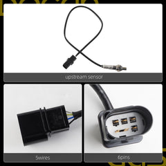 Dasbecan 2psc O2 Sensor Compatible with 03-09 Elantra Spectra Spectra5 2.0L