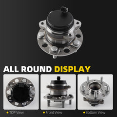 512553 Rear Wheel Bearing Hub Assembly Compatible with Hyundai Sonata 2015-2019, Tucson 2016-2021, Kia Optima/Sportage/Cadenza with ABS (1PCS)