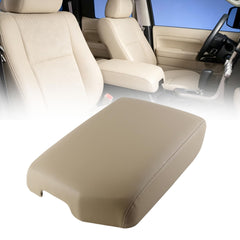 Center Console Armrest Lid Replace# 58905-0C091-C0 58905-0C090-C0 | Compatible With 2007-2013 Toyota Tundra 2008-2022 Sequoia Beige Thick Padding Comfort Armrest 58905-0E040-B0
