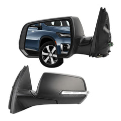 Side Rear View Mirror Compatible with 2022 2023 Chevy/Chevrolet Traverse LT Door Rearview Mirror Heated Turn Signal Blind Spot With HD Camera Driver Left 84952624(10pin)