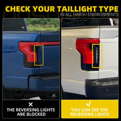 Tail Light Assembly Compatible With 2022-2025 Ford F150 Lightning (XLT,Pro,Flash) LED Taillight Rear Lamp Right Passenger Side Replace# NL34-13B504-AG