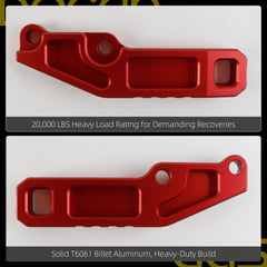 PT989-35245-03 Red Rear Tow Hooks Compatible with Tacoma 24-26 For 2024 2025 2026 Toyota