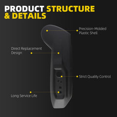 Seat Trim Panel Compatible with Toyota Sequoia Tundra 2022-2026, Without Lumbar Support, Driver Seat Cover Replaces# 71812-0C241-C0 71812-0C242-C0