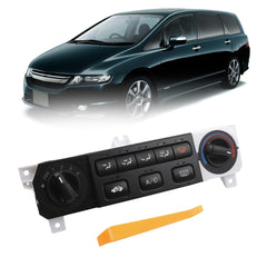 599-269 AC Heater Climate Control Panel Compatible with 1999-2004 Honda Odyssey LX 3.5L V6, Cab Air Conditioning Controller Switch, Replace# 79600-S0X-A01ZA,79600-S0X-A03ZA,79600-S0X-A02ZA