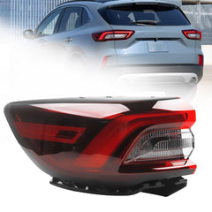 Left Driver Side LED Outer Tail Light Assembly Compatible with Ford Escape 2023 2024 2025 Taillight Rear Lamp Replace PJ6Z-13405-A PJ6Z13405A