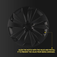 Dasbecan Hubcaps Wheel Cover Caps Compatible with 2017-2023 Subaru Impreza