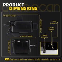 Dasbecan Fuel Vapor Canister Compatible with Hyundai Santa Fe 07-09 CP3262
