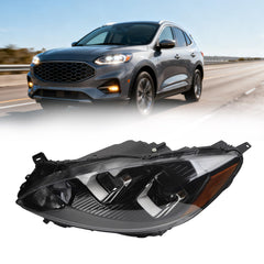 Halogen Headlight Compatible With Ford Escape 2020-2022 Left Driver Side Replace# LJ6Z-13008-B FO2502363