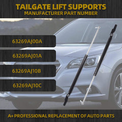 Tailgate Lift Supports Rear Hatch Struts Compatible with Subaru Outback Legacy Wagon 2010-2014 Replaces# 63269AJ00A (Excluding Forester)