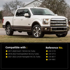 Oxygen O2 Sensor 4PCS Compatible with Ford F-150 2017-2020,Expedition 2018-2022, Lincoln Navigator 2021-2022 3.5LTurbo EcoBoost Left Right Upstream & Downstream Replaces# 234-5174 234-8017 - Dasbecan