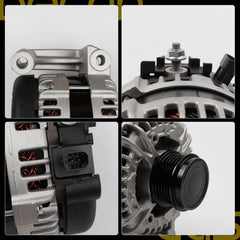 13535009 Alternator Compatible with Chevrolet Equinox GMC Terrain 2018-2024 1.5L L4 12V 130A 5-Groove Pulley Clockwise Replaces# 13513070 13517759