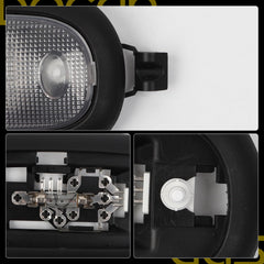 LED Dome Light w/Lens & Bulbs Compatible with Jeep Wrangler JK JKU 2011-2018 OEM Replace 5KQ79DX9AC