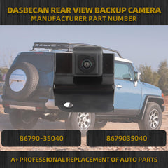 Rear View Park Assist Backup Camera Replacement Compatible with Toyota FJ Cruiser 2009-2014 Replaces# 86790-35040 8679035040