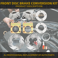 Front Disc Brake Conversion Kit Compatible with Honda Fourtrax 300 Rancher 350 Foreman 400 450 Rubicon 500 Rincon 650 Only for 12" Steel Wheels or Larger Not for OEM Aluminum Wheels