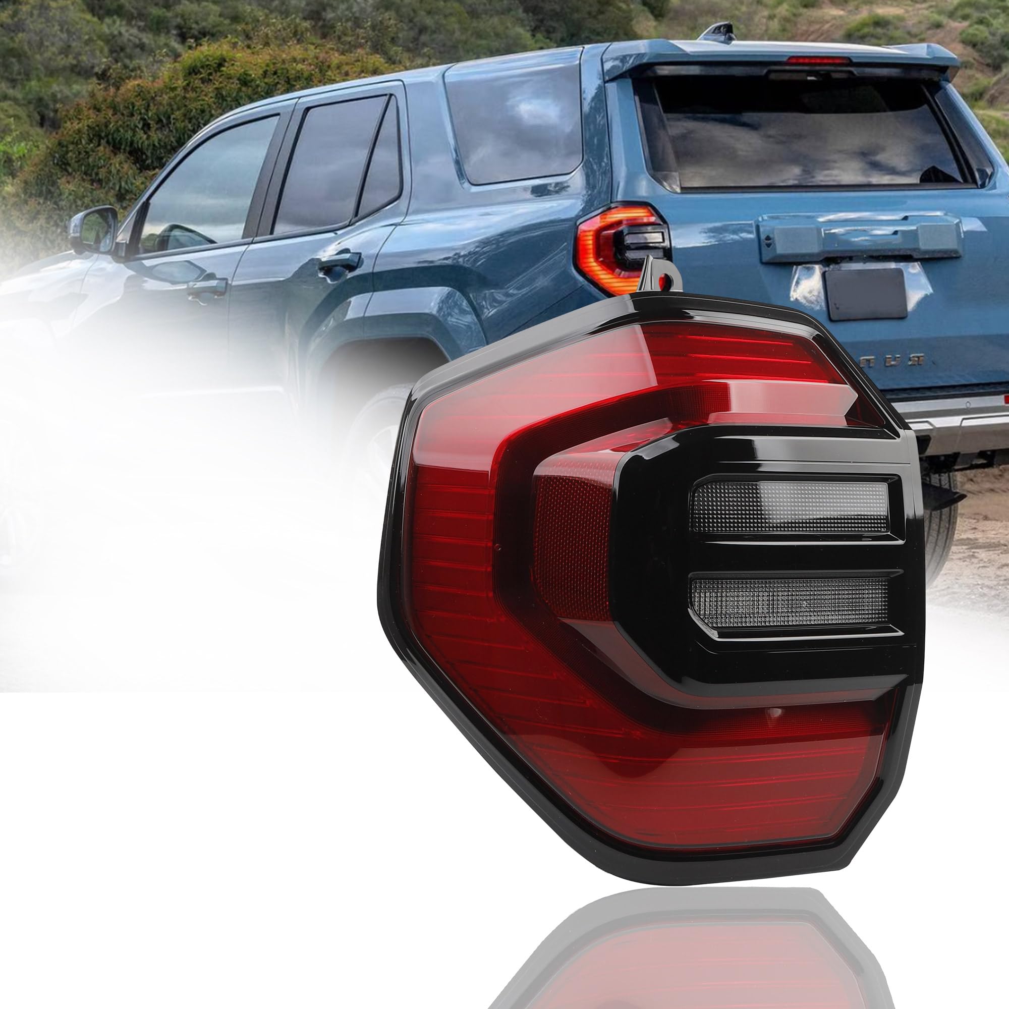 Tail Light Assembly Compatible with 2025-2026 Toyota 4Runner LED Rear Lamp Taillight Left Driver Side Replace# 81561-35410 - Dasbecan