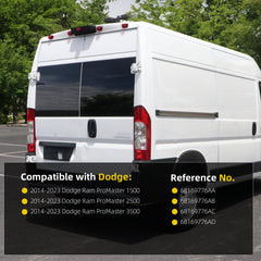Rear Cab Roof LED Top Marker Lights Compatible with Ram ProMaster | Red Roof Running Lamps For ProMaster 1500 2500 3500 2014-2023 Replaces# 68169776AA, 68169776AB, 68169776AC, 68169776AD 5Pcs