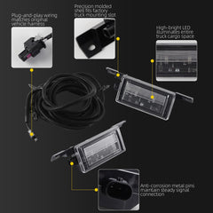 Dasbecan Truck Bed Light LED Compatible with Chevy Chevrolet GMC 2Pcs