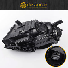 Halogen Headlight Assembly Compatible With Jeep Compass 2017-2022 Halogen Right Passenger Side Headlamp Replaces# 55112706AE CH2503295