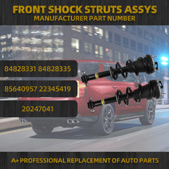 Pair Front Struts Shock Assembly Absorber Magnetic w/Electronic Suspension Compatible With 2021-2024 Cadillac Escalade Chevy Suburban Tahoe GMC Yukon XL Sierra Replace# 85640957 84828335
