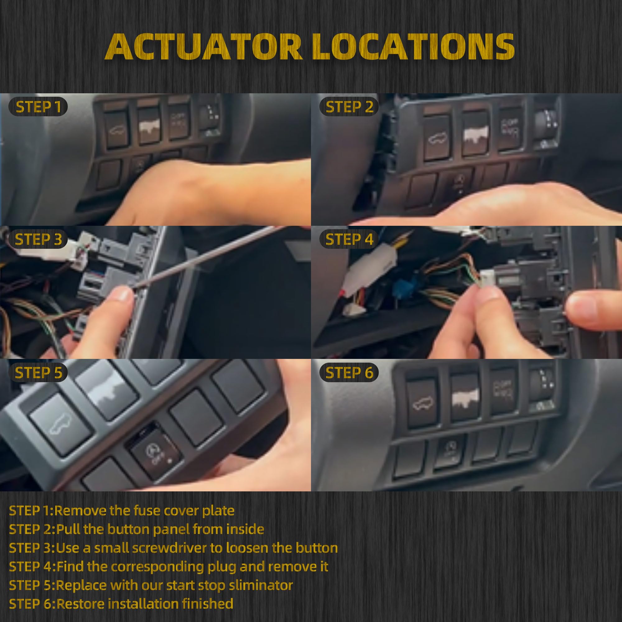 Auto Start Stop Eliminator Controle Schakelaar Kabel, Auto Auto Start Stop Eliminator Controle Schakelaar Kabel, Auto