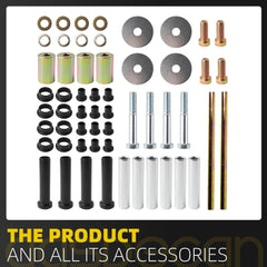 Rear Left and Right A-Arm Bushing Shafts Kit Compatible with 2003-2010 Sportsman 400 450 500 600 700 800 Replace# 5434548 5133806 5020826