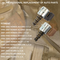 Transmission Shift Control Solenoid Valve B&C Shift Solenoid Compatible With 1998-2002 Honda Accord 2.3 L4 1997-1999 Honda Odyssey 2.3 L4 Repalce# 28400-P6H-013 28500-P6H-013