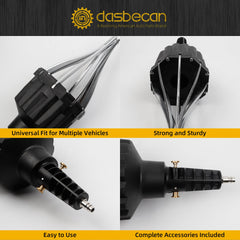 Pneumatic CV Joint Boot Installation Tool Kit, Universal CV Boot Expander Spreader, Includes CV Boots, Clamp Pliers & Clamp Assortment (Black)