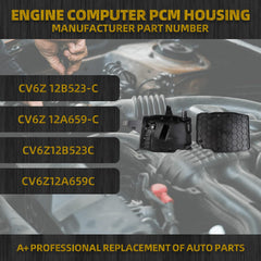 Engine Computer PCM Housing Case Box Compatible with Ford Focus 2012-2018 Ford Escape 2013-2016 Lincoln MKC 2015-2016 Replace# CV6Z-12A659-C CV6Z-12B523-C