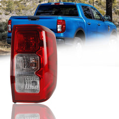 Tail Light Assembly Compatible With 2024-2026 Ford Ranger Halogen Type LED Lens Taillight Rear Lamp Right Passenger Side Replace# N1WB-13402-FF