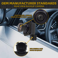 Backup Camera Compatible with 2017-2024 Chrysler Pacifica Rear View Camera Replaces# 68227397AH 68227397AE 68227397AG (6pin)