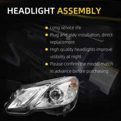 Headlight Compatible With MerCedes Benz E350/E550 2010
