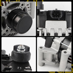 Alternator Compatible with Chevy Malibu 2016-2020 1.5L Chevrolet Cruze 2016-2019 1.4L L4 Turbo Replaces# 13506528 13515942 13534118 13513504