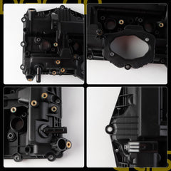 Left Engine Valve Cover Assembly Compatible with Santa Fe 2013-2018,Kia Sorento 2014-2018,Hyundai Azera 2015-2017,Sedona 2015-2018 3.3L Replace#22410-3CGC3