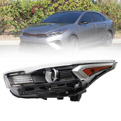 Dasbecan Headlight Assembly Compatible With Kia Forte FE LX LXS 22-24