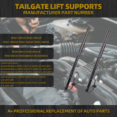 Left & Right Side Rear Tailgate Power Liftgate Struts Electric Lift Support Shock Compatible with Nissan Rogue S SL SV Sport Utility 2014-2019 Replaces# 905614BA4A 90561-4BA3A 90561-4BA1A