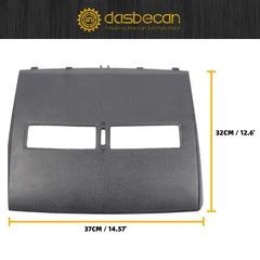 Front Upper Top Center Dash Vent Compatible with Nissan Versa 2007-2012 Panel Air Vent Trim Bezel Gray Replaces# 68414-ED50C 68414ED50C