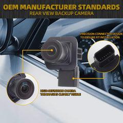 Rear View Backup Camera Compatible with 13 14 15 16 Ford C-Max Energi C-Max Hybrid Replaces DM5Z-19G490-A DM5Z-19G490-B Parking Assist Camera