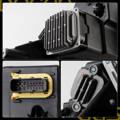Dasbecan Left+Right LED Headlight Assembly w/DRL Compatible with VNL VNR Series Replace#82794483 78619544
