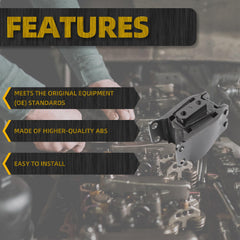 Front Isolator Motor Mount Compatible with Harley Dyna Super Glide Daytona Convertible Fat Bob Low Rider Street Bob Sturgis FXD Wide Glide FXD / FXDWG 1991 - 2017 Replaces 47583-90 47583-90/B
