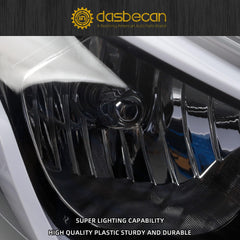 Dasbecan Halogen Headlights Compatible With Hyundai Elantra 2014-2016 Headlamp Assembly w/Bulbs Replaces# 921013Y500 921023Y500 1 Pair Passenger & Driver Side