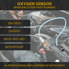 02 Sensor Replacement Compatible with Acura MDX V6-3.7 2007-2009 Honda Odyssey V6-3.5 2008-2010 J35A6/J35A7 Engine Honda Odyssey V6-3.5 2007 Upstream Replaces 234-5053 2345053