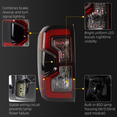 Dasbecan Tail Light Assembly Left Side Replace# N1WZ-13405-CN N1WZ13405CN