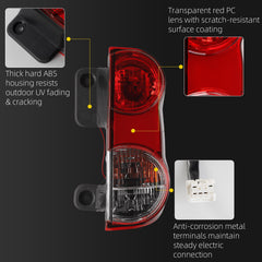 Dasbecan Tail Light Halogen Compatible with 2013-2021 Nissan NV 200