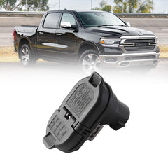 Rear Bumper Trailer Tow Plug Connector Compatible with 2010-2024 Dodge Ram 1500 2500 3500 Replace# 68014986AB 56055632AC 56055632AB 56055632AA 68573359AA
