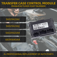 Transfer Case Control Module Compatible with 2011-2013 Jeep Grand Cherokee Dodge Durango 3.6L V6 / 5.7L V8 Replaces 68395643AA 56029423AK RL029423AJ 56029423AJ RL029423AI 56029423AI