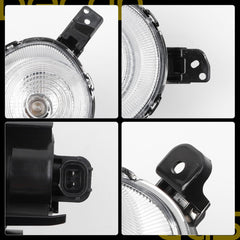 Pair Fog Lights Compatible with Kia Forte 2019 2020 2021 Left & Right Front Bumper Daytime Running Lamp Assembly Replaces# 92207-M7050 92208-M7050 KI2562102 KI2563102